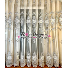 Încarcă imaginea în vizualizatorul Galerie, Perdea Margot Broderie Gri