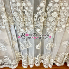 Încarcă imaginea în vizualizatorul Galerie, Perdea Vivien Broderie Ivoire-Bej