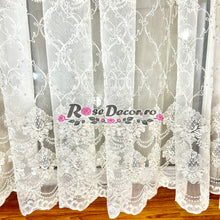 Încarcă imaginea în vizualizatorul Galerie, Perdea Broderie Barok Ivoire