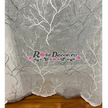 Încarcă imaginea în vizualizatorul Galerie, Perdea Broderie Pe In - Copacul Argintiu