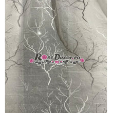 Încarcă imaginea în vizualizatorul Galerie, Perdea Broderie Pe In - Copacul Argintiu