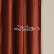 Încarcă imaginea în vizualizatorul Galerie, Draperie Catifea Uni Caramiziu