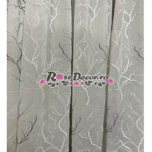 Încarcă imaginea în vizualizatorul Galerie, Perdea Broderie Pe In - Copacul Argintiu