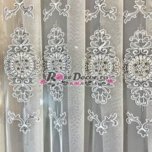 Încarcă imaginea în vizualizatorul Galerie, Perdea Margot Broderie Gri
