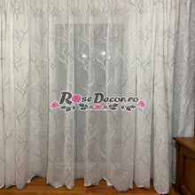 Încarcă imaginea în vizualizatorul Galerie, Perdea Broderie Pe In - Copacul Argintiu
