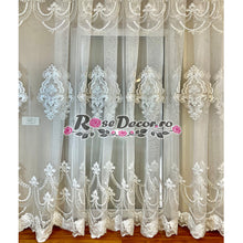 Încarcă imaginea în vizualizatorul Galerie, Perdea Eliza Broderie Ivoire