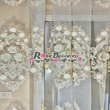 Încarcă imaginea în vizualizatorul Galerie, Perdea Vivien Broderie Ivoire-Bej