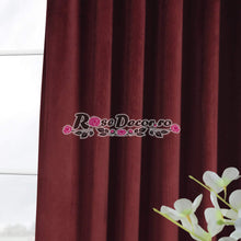 Încarcă imaginea în vizualizatorul Galerie, Draperie Catifea Uni Bordo