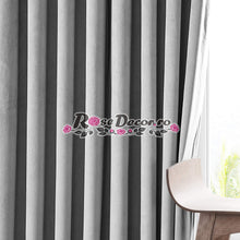 Încarcă imaginea în vizualizatorul Galerie, Draperie Catifea Uni Gri