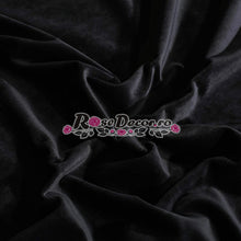 Încarcă imaginea în vizualizatorul Galerie, Draperie Catifea Uni Negru