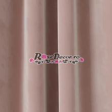 Încarcă imaginea în vizualizatorul Galerie, Draperie Catifea Uni Roz-prafuit