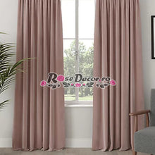 Încarcă imaginea în vizualizatorul Galerie, Draperie Catifea Uni Roz-prafuit
