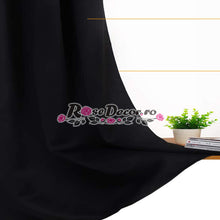 Încarcă imaginea în vizualizatorul Galerie, Draperie Blackout Uni Mat Negru