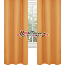 Încarcă imaginea în vizualizatorul Galerie, Draperie Blackout Uni Mat Portocaliu