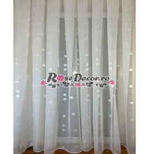 Încarcă imaginea în vizualizatorul Galerie, Perdea Voal Flowers 01