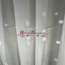 Încarcă imaginea în vizualizatorul Galerie, Perdea Voal Flowers 01