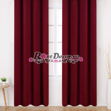 Încarcă imaginea în vizualizatorul Galerie, Draperie Blackout Uni Mat Bordo