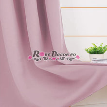 Încarcă imaginea în vizualizatorul Galerie, Draperie Blackout Uni Mat Roz