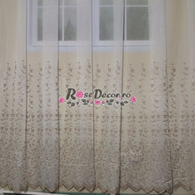 Încarcă imaginea în vizualizatorul Galerie, Perdea Broderie TUL DELUXE 01 (BEJ)