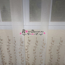 Încarcă imaginea în vizualizatorul Galerie, Perdea Broderie TUL DELUXE 01 (BEJ)