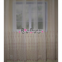 Încarcă imaginea în vizualizatorul Galerie, Perdea Broderie TUL DELUXE 03 (ROZ)