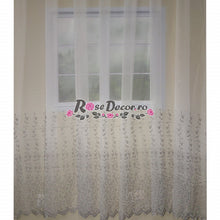 Încarcă imaginea în vizualizatorul Galerie, Perdea Broderie TUL DELUXE 04 (GRI)
