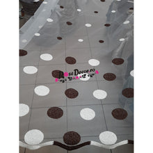 Încarcă imaginea în vizualizatorul Galerie, Perdea Buline pe Tul 01