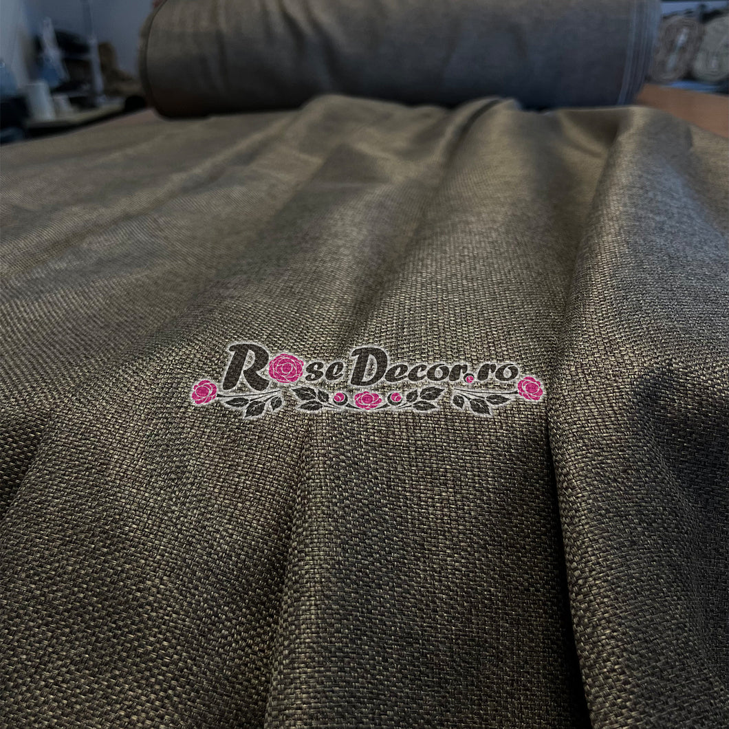 Draperie Blackout Rustic SiRi Maro-Cappuccino